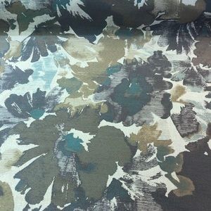 Spring Meadow Mist Floral Watercolor Fabric